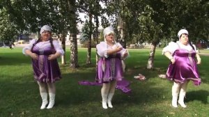 Шоу настоящих толстушек Красотки Рубенса. Русский танец. (стилизация)