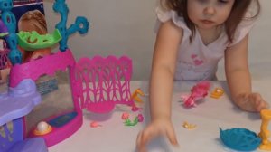 MY LITTLE PONY! ВИДЕО ДЛЯ ДЕТЕЙ! Игрушка для девочек! Подводный замок пони ПИНКИ ПАЙ