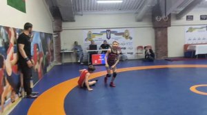 СКРЕСТНЫЙ НА 18 БАЛЛОВ ВОЛЬНАЯ БОРЬБА ДЕТИ 35кг