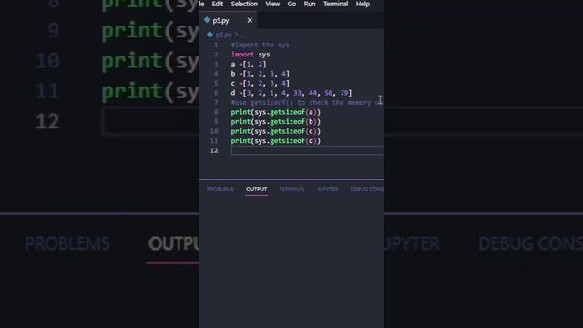 How to Check Memory usage Your Python Objects? #python #programming #coding