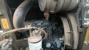 ТО-3 мини экскаватора KUBOTA KX-037-4 / слив масла двигателя/замена фильтров/замена масла бортовых