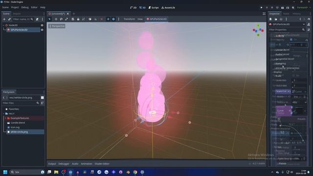 How To Make Fire Particle Effect - Godot 4.2 Tutorial