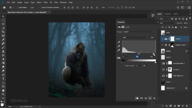 Make a Fantasy Photo Manipulation Photoshop CC Tutorial смотреть онлайн