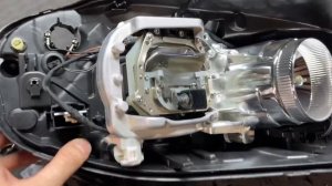 Volvo xc60 дорест - ремонт фар, замена линз на диодные Expression