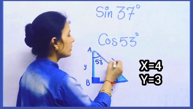 How to Calculate Value of sin 37 , cos 53⁰, cos 37⁰, sin 53⁰ смотреть онлайн
