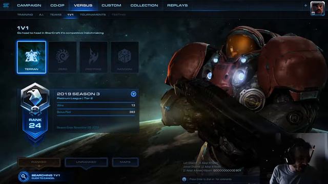 Terran Starcraft 2 1v1s смотреть онлайн