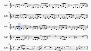 Clarinet Sheet Music: How to play Libertango by Astor Piazzolla