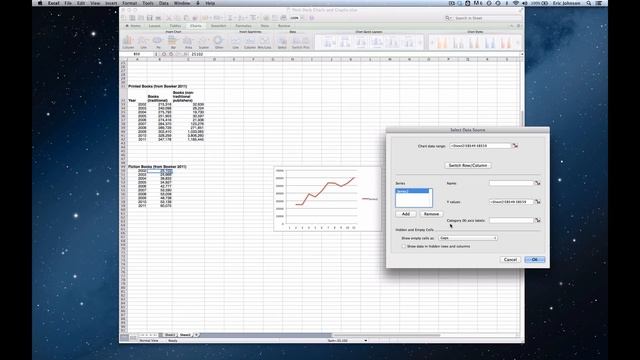 How to create a simple line graph in Excel for Mac 2011 смотреть онлайн