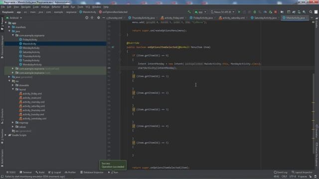 Создание Activity с меню в Android Studio смотреть онлайн