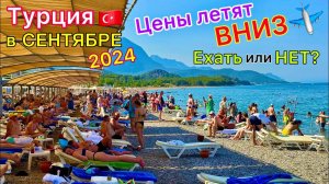 Турция в СЕНТЯБРЕ 2024. Цены ПАДАЮТ! Все ЛЕТЯТ на отдых! Плюсы и минусы ОТДЫХА в Турции ОСЕНЬЮ