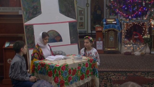 Рождественская постановка детской воскресной школы 2016