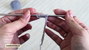 ИДЕАЛЬНО ДЛЯ ШАПОК С ОТВОРОТОМ Обратный набор петель Набор петель спицами наоборот.mp4