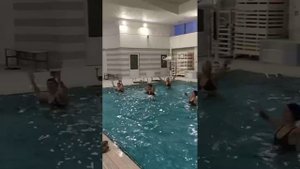Тренировка на водных тренажерах