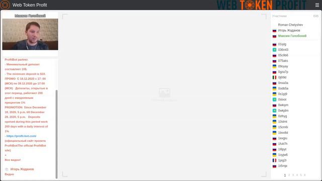 Profitbot. Сколько можно зарабатывать. Обзор кабинета, 24/12/2020