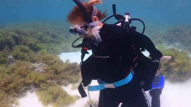 Курсы PADI Open Water Diver Упражнение снять и надеть BCD под водой