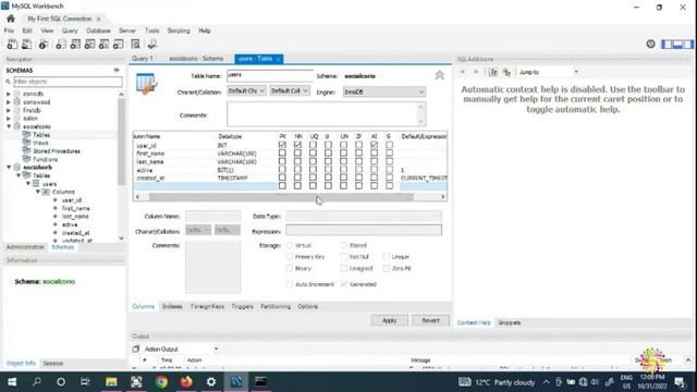 16. Creating Tables In MySQL Workbench Graphical User Interface | MySQL; From Basic To Black Belt