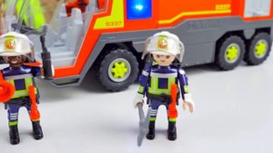 МАШИНКА Пожарных Playmobil и Пожарный Даник - Бригада пожарных в кейсе. Машинки для детей