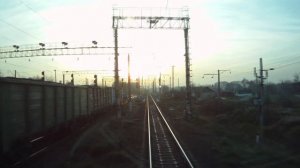 Видео из кабины 2ЭВ120 Армавир Белореченская