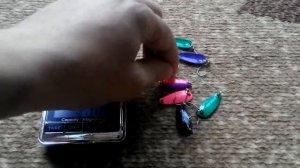 Набор микроколебалок 2,5 г с AliExpress. Форелевые микроколебалки из Китая