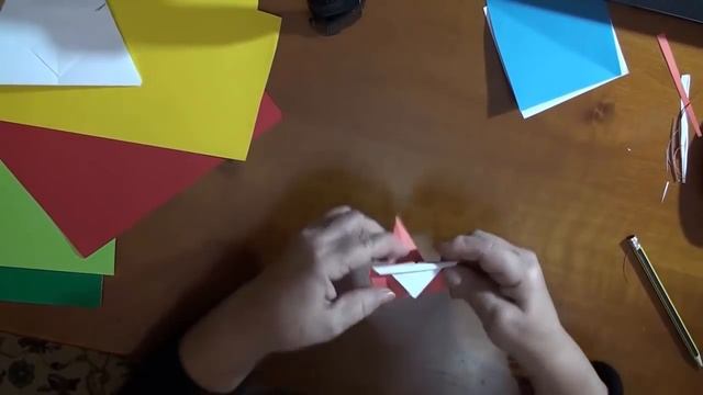 Учимся делать Дед Мороза из бумаги смотреть онлайн