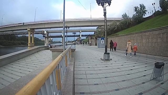 Тюмень набережная р. Тура, у пароходства. смотреть онлайн