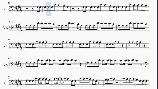 Cello Sheet Music: How to play DANCING IN MY ROOM by 347aidan смотреть онлайн