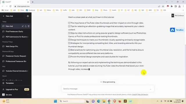 ChatGPT YouTube Description | FREE AI Youtube Video description keywords Generator