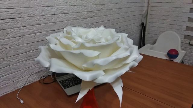 Вот и результат, диаметр розы 40 см. Как вам такой вариант? смотреть онлайн
