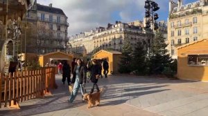 [ПАРИЖ] Бонжур, Лучшая рождественская прогулка по деревне в Париже, прямая трансляция 28 НОЯБРЯ 2023