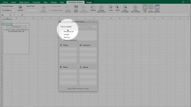 How to create a Pivot Table on a Mac in Microsoft Excel 2016 смотреть онлайн