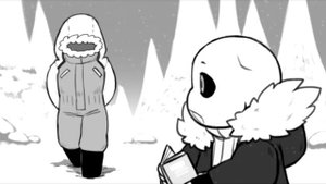 Кот Санс - BlizzardTale RUS - (Undertale comic dub) часть 3