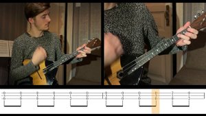 "Тимоня" на балалайке (разбор) / Народный строй (C-E-G) / "Timonya" on balalaika (tutorial / C-E-G)