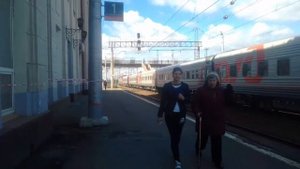 Отправление ЧС7-086 с поездом 119 Саранск - Москва