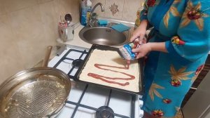 Готовим домашнюю пиццу.