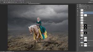 Horse Ride | Photoshop Manipulation Tutorial | Fantasy Light Photo Effects