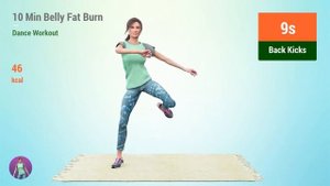10-минутная тренировка танца живота для сжигания жира