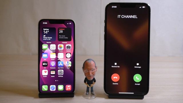 iPhone 13 mini vs 13 Pro Max Incoming Call смотреть онлайн
