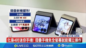 Начинается битва флагманских складных машин. 4-дюймовый внешний экран может управляться независимо.