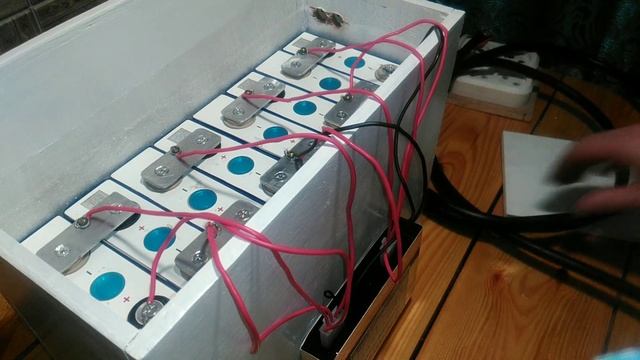 Сборка аккумулятора lifepo4 24V(8s) 100Ah для солнечной станции