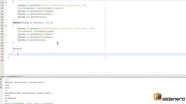 24 Java Constructor Overloading Part 2 Object Oriented Java HD 1080p смотреть онлайн