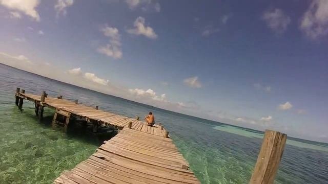 По Странам Карибского моря с палаткой.Белиз.Рыбалка на Tobacco Caye с берега