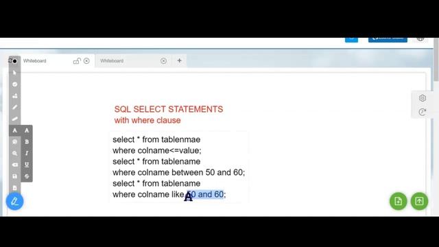 NIOS 330| SQL tutorial| Select and where clause with example| Operator in SQL| Between| In| Like|#4