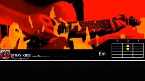 Stray Kids 소리꾼 THUNDEROUS guitar cover, chords, lyrics | Album : NOEASY