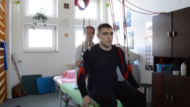 Спинальник. Redcord. Спина. Пресс 13 / Injury of spinal column. Redcord. Back. Press