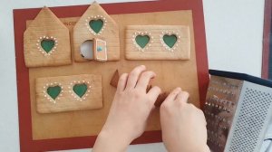 ПРЯНИЧНЫЙ ДОМИК на РАЗ ДВА ТРИ ⭐Easy gingerbread house