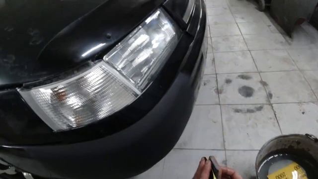 покраска поцарапанного бампера балончиком смотреть онлайн