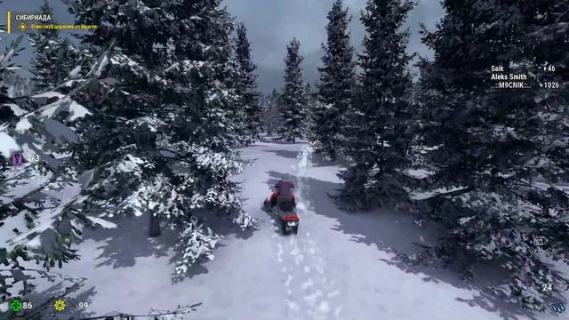 Серьезный Сэм: Сибирский беспредел.(кооп).Снегоходы. смотреть онлайн