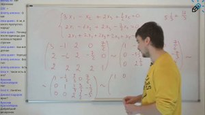 Приведение матрицы к ступенчатому виду. Алгоритм Гаусса