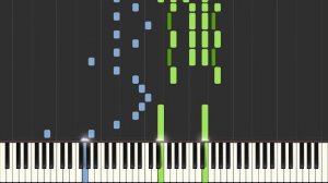 Billie Eilish - No Time to Die [Piano Tutorial Synthesia] (Patrik Pietschmann)