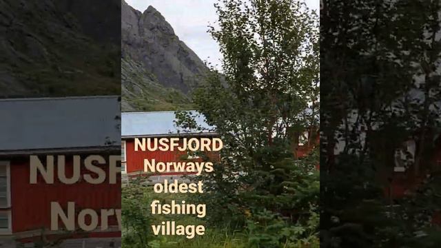 Norways Oldest fishing village #nusfjord in lofoten